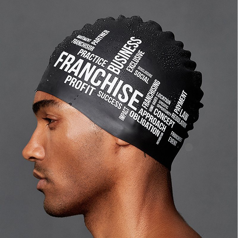 Aquatic Sports Cap - Unissex tamanho grande sílica gel confortável
