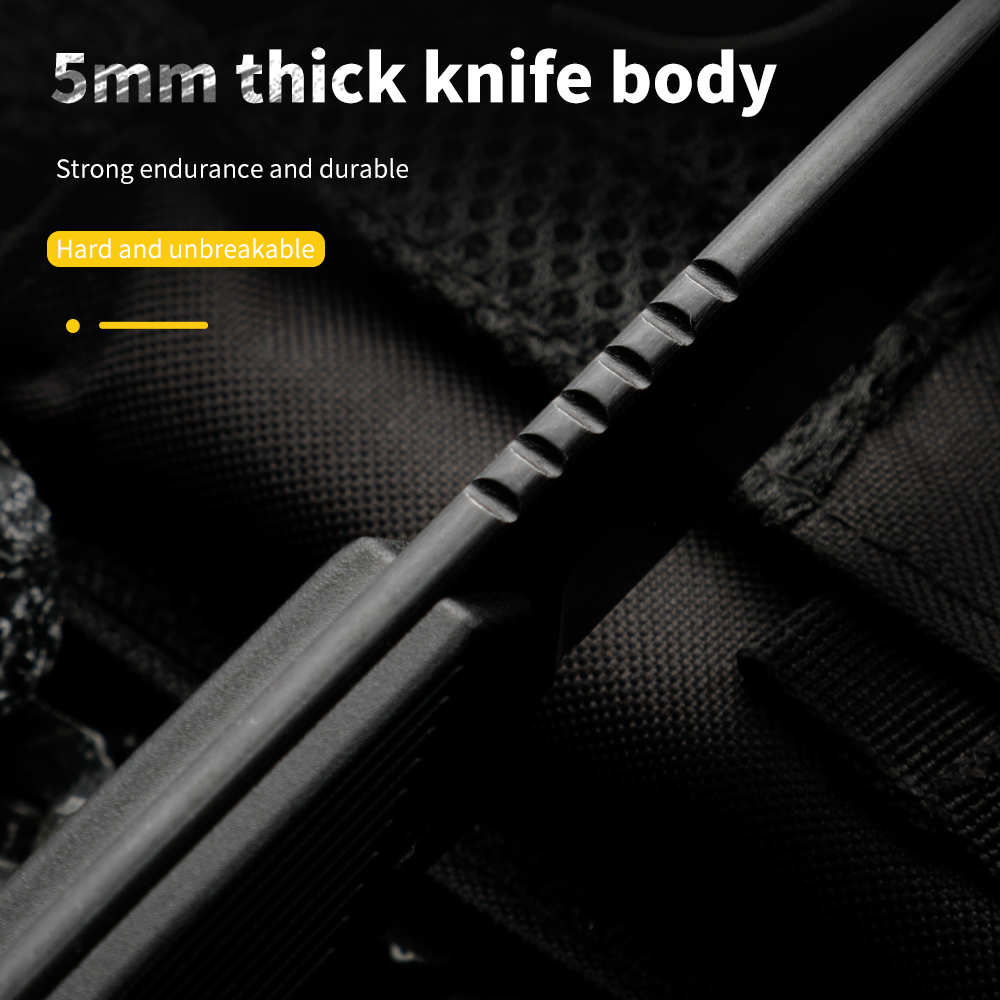 Faca de camping de lâmina fixa - Dive Knife Titanium avaliação e preço