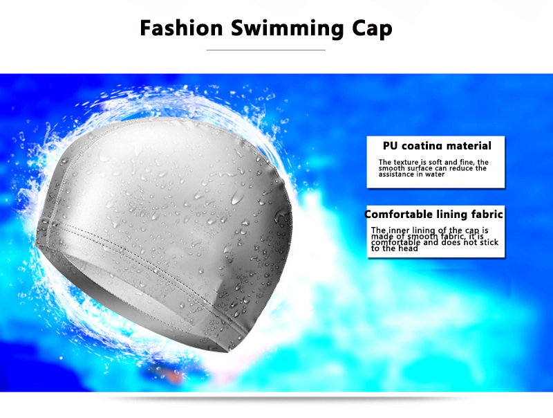 Touca de natação pu à prova d' - Aquatic Sports Cap avaliação e preço