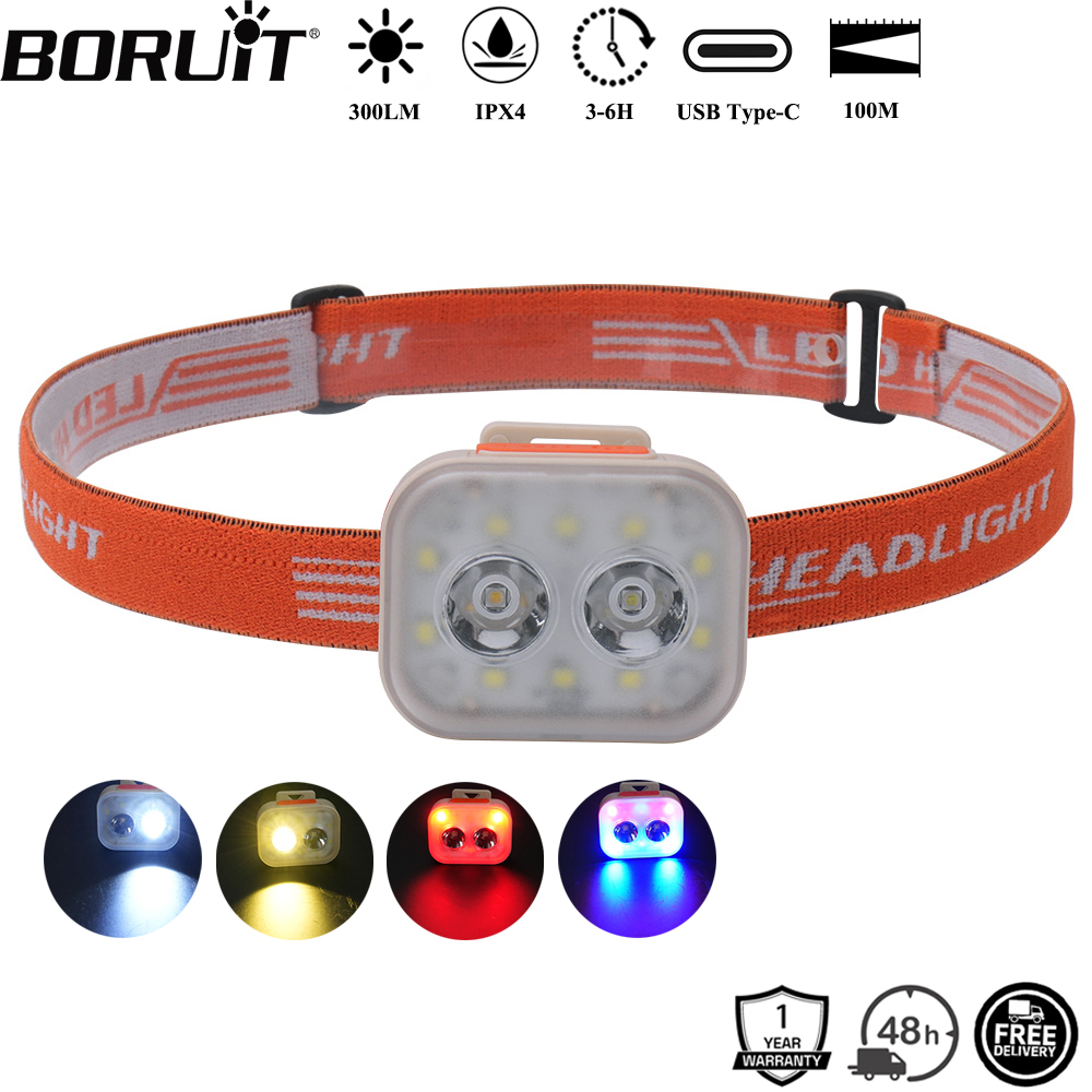BORUiT 300LM Cap Clip LED Faro - Aquatic Sports Hat avaliação e preço