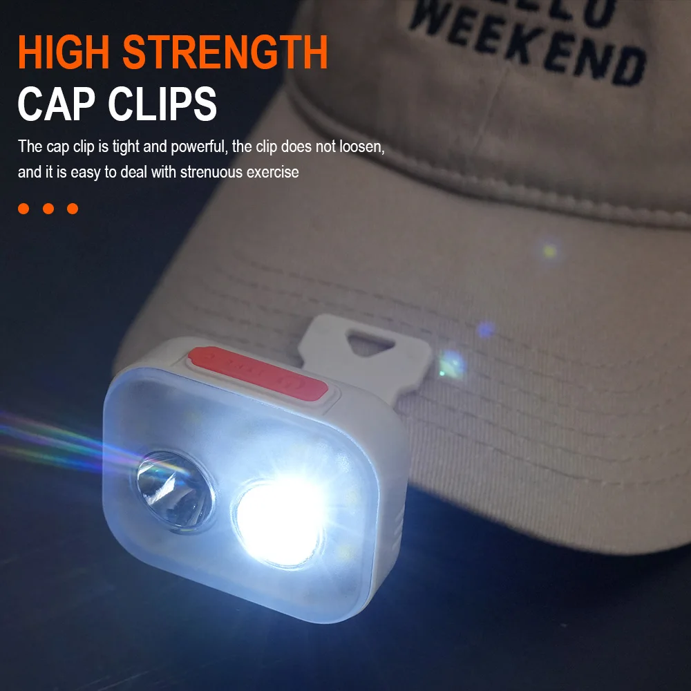 BORUiT 300LM Cap Clip LED Faro - Aquatic Sports Hat avaliação e preço